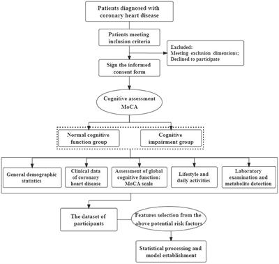 Development of risk prediction model for cognitive impairment in patients with coronary heart disease: A study protocol for a prospective, cross-sectional analysis